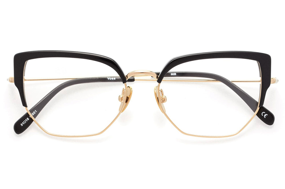 Kaleos Eyehunters - Voss Eyeglasses Black