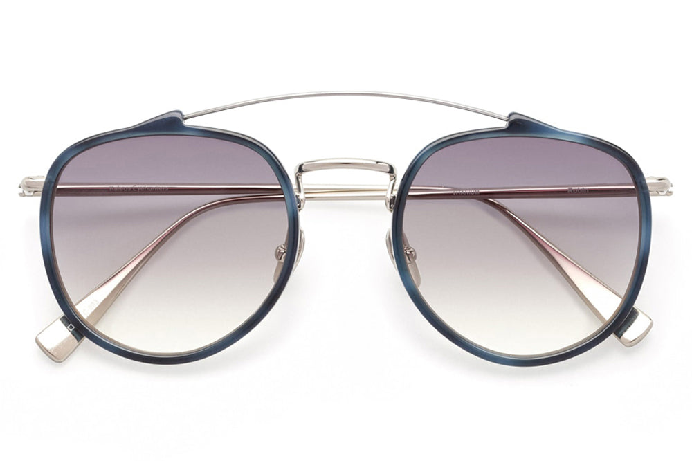 Kaleos Eyehunters - Rubin Sunglasses Blue Tortoise/Silver