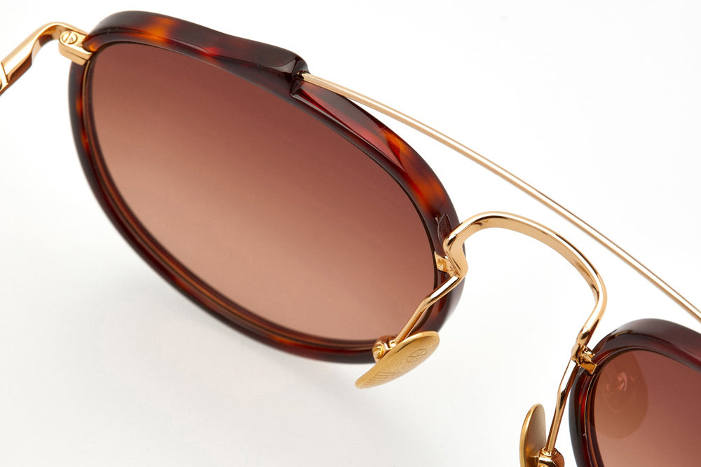 Kaleos Eyehunters - Rubin Sunglasses Red Tortoise/Gold