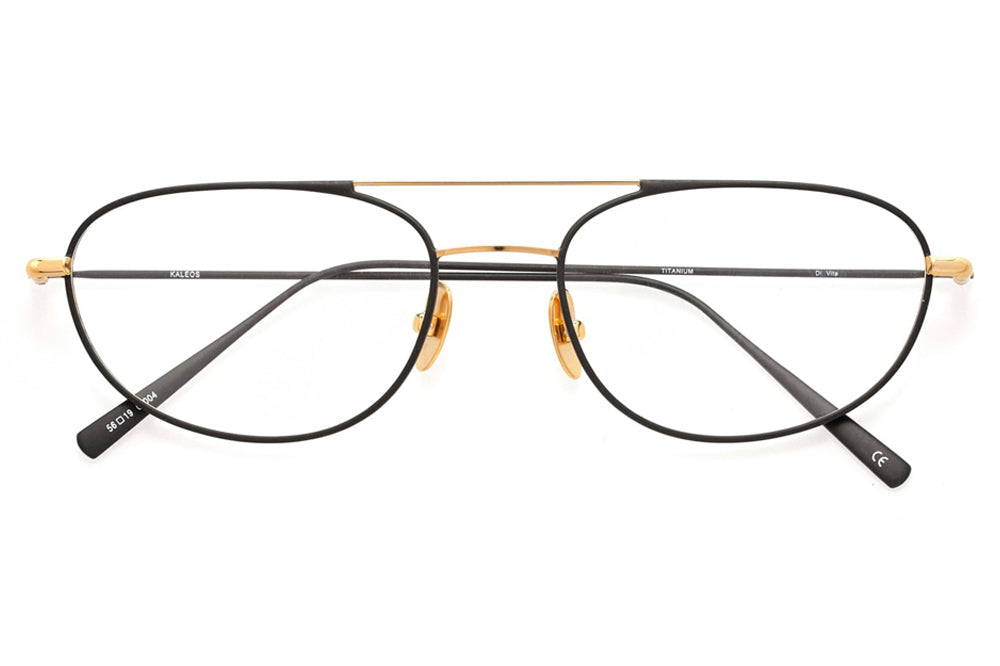 Kaleos Eyehunters - Di Vita Eyeglasses Gold/Black