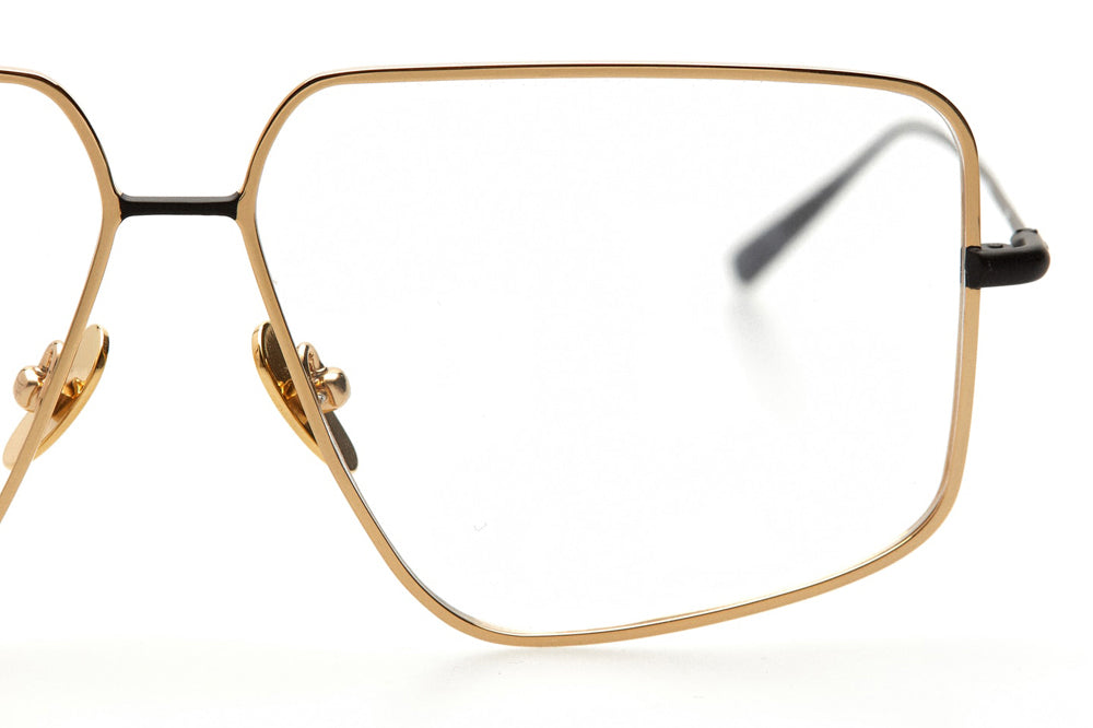 Kaleos Eyehunters - Trask Eyeglasses Gold/Black