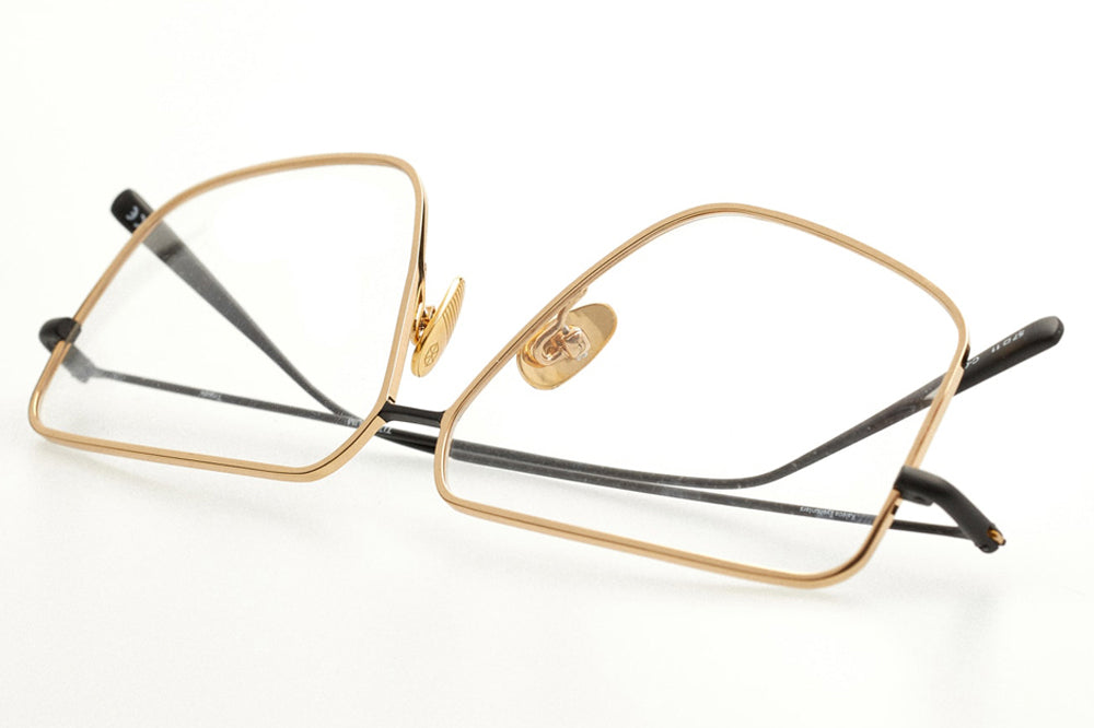 Kaleos Eyehunters - Trask Eyeglasses Gold/Black