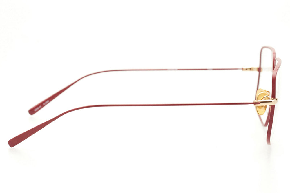 Kaleos Eyehunters - Trask Eyeglasses Red/Gold