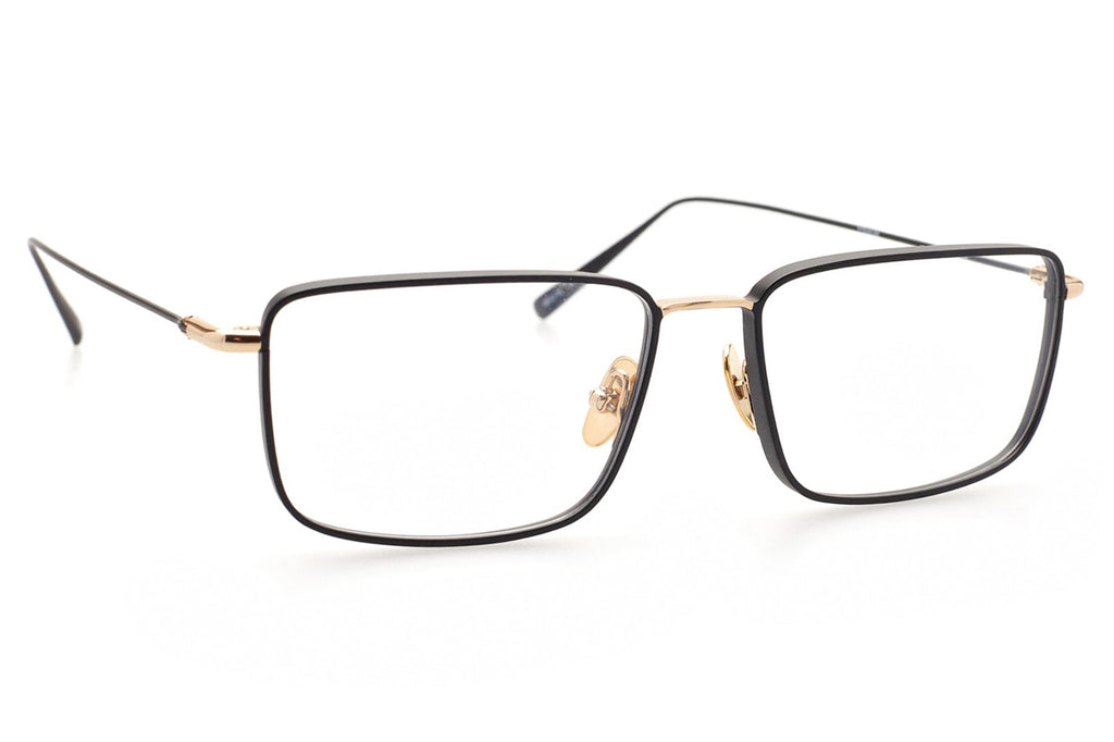 Kaleos Eyehunters - Lockwood Eyeglasses Black/Gold