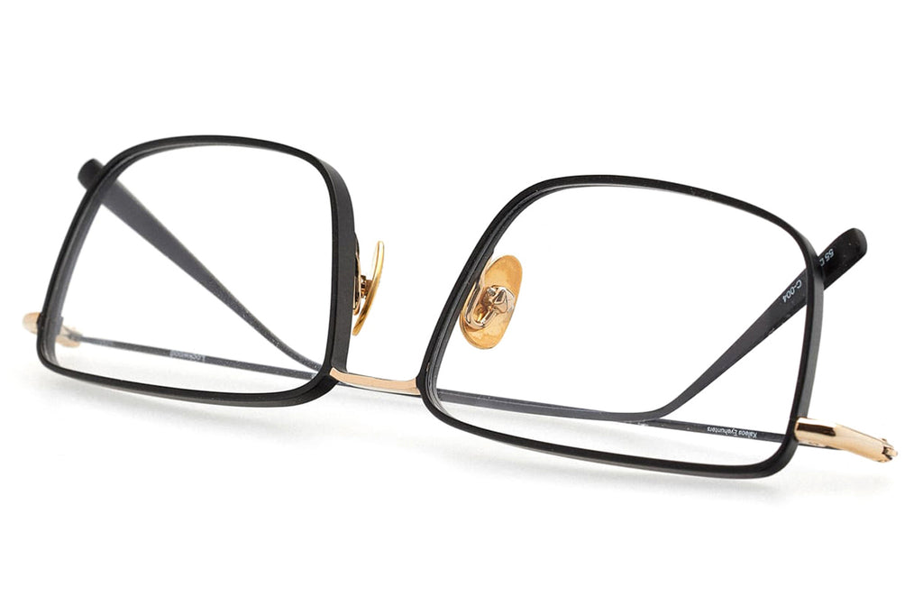 Kaleos Eyehunters - Lockwood Eyeglasses Black/Gold