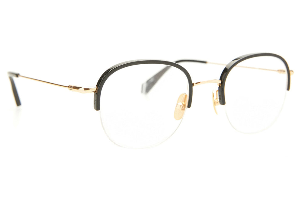 Kaleos Eyehunters - Page Eyeglasses Black/Gold