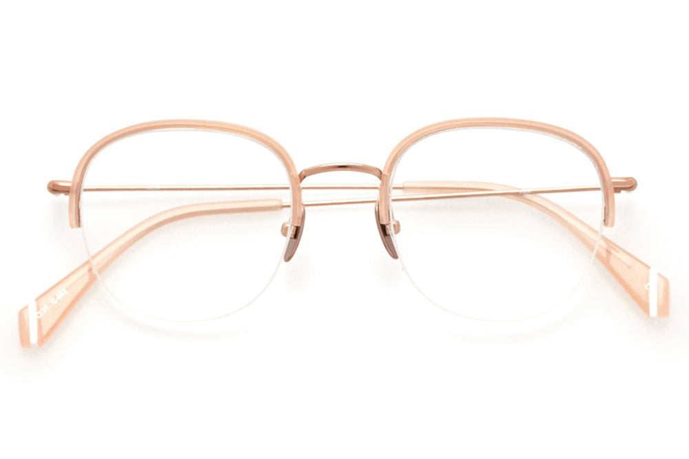 Kaleos Eyehunters - Page Eyeglasses Gold/Transparent Pink