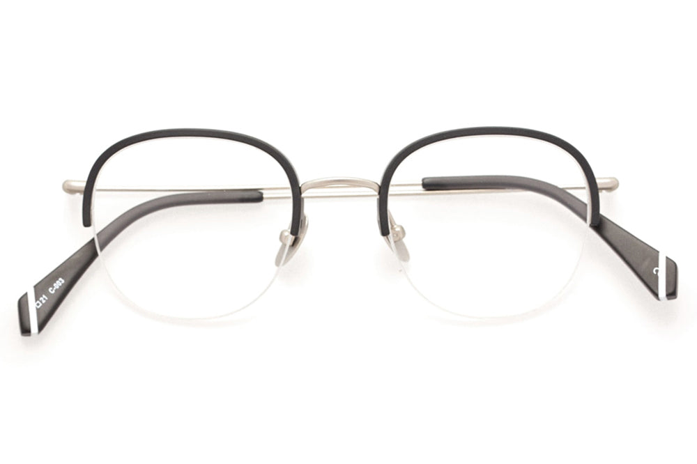 Kaleos Eyehunters - Page Eyeglasses Black/Silver