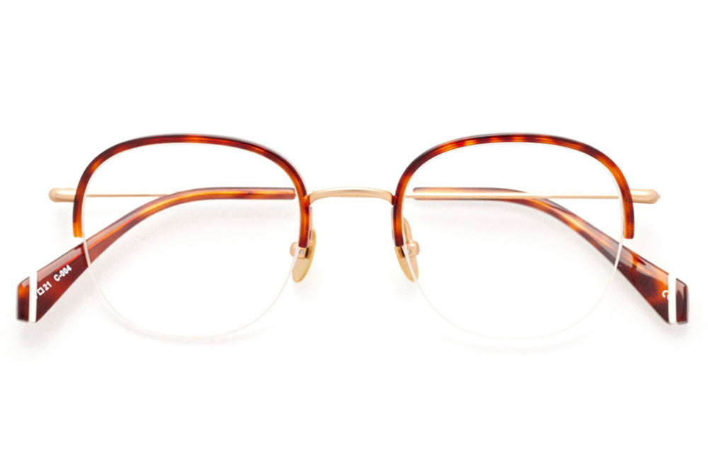 Kaleos Eyehunters - Page Eyeglasses Tortoise/Gold