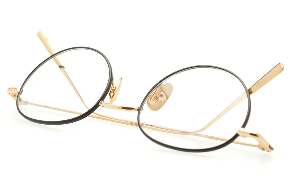 Kaleos Eyehunters - Blaxter Eyeglasses Black/Gold