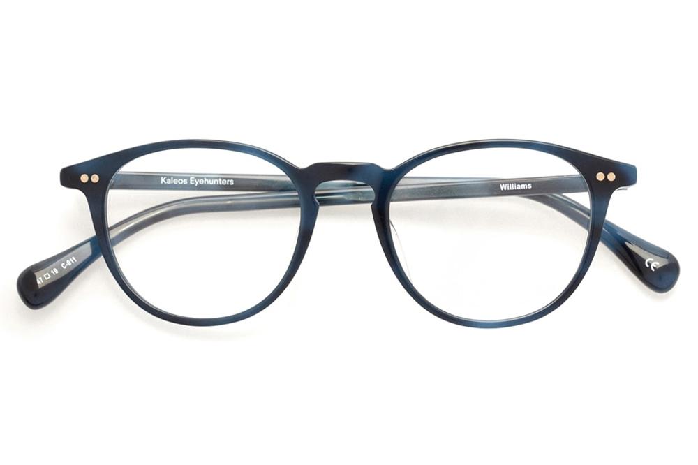 Kaleos Eyehunters - Williams Eyeglasses Blue Tortoise