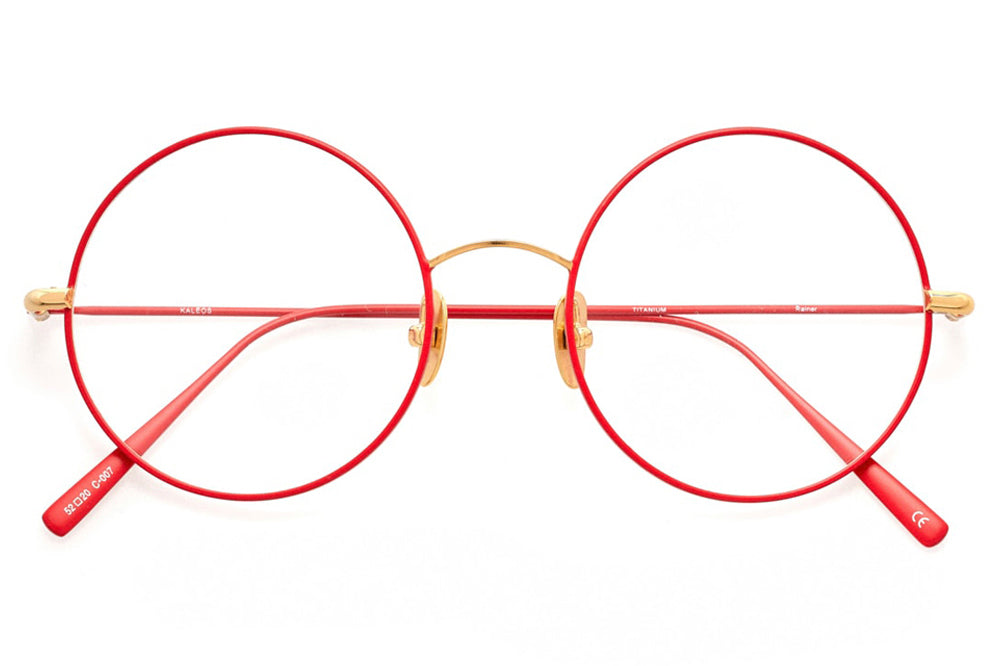 Kaleos Eyehunters - Rainer Eyeglasses Red