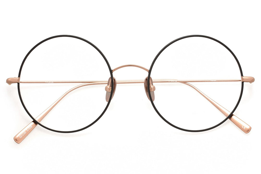 Kaleos Eyehunters - Rainer Eyeglasses Black/Rose Gold