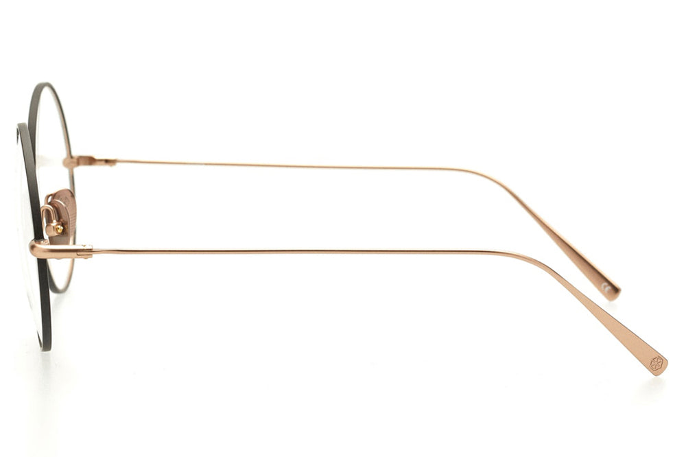Kaleos Eyehunters - Rainer Eyeglasses Black/Rose Gold