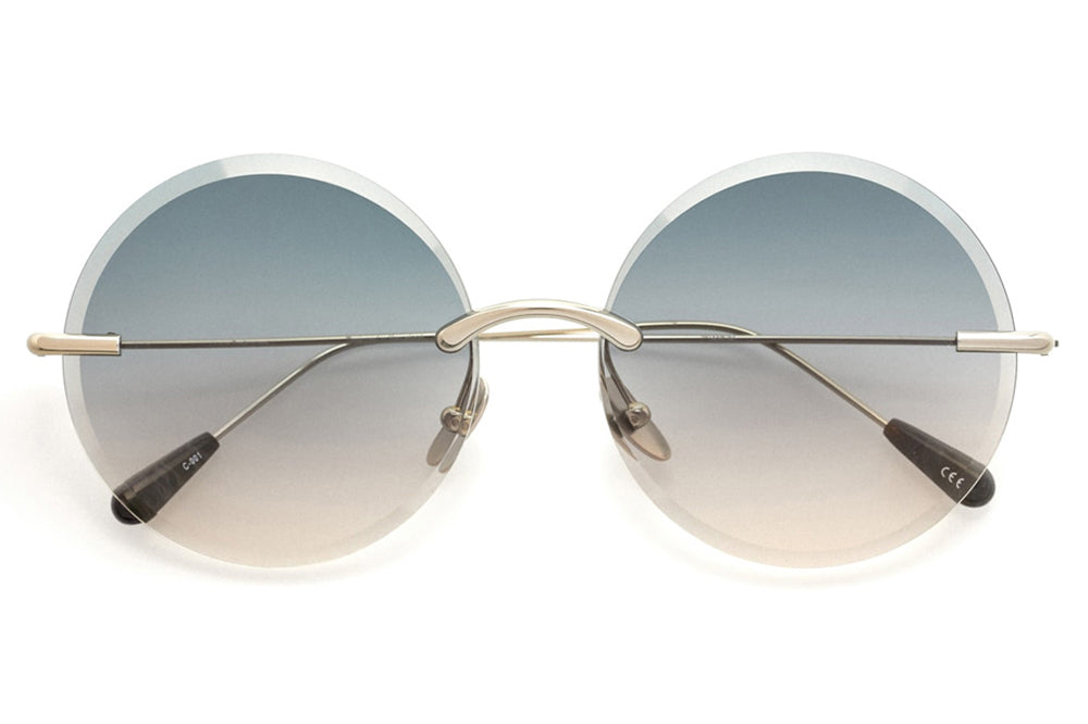 Kaleos Eyehunters - Glass Sunglasses Silver with Grey Lenses