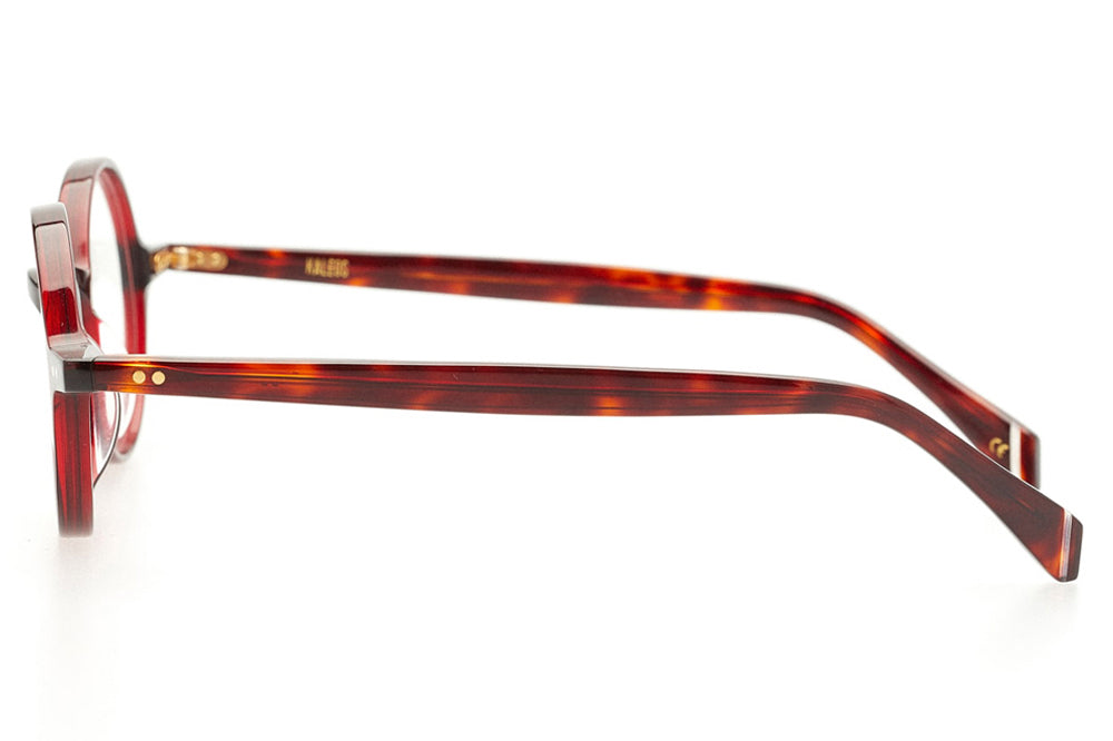 Kaleos Eyehunters - Fogg Eyeglasses Dark Red Tortoise