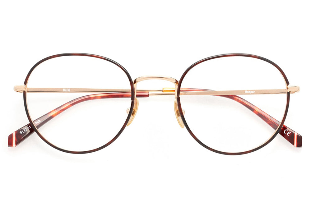 Kaleos Eyehunters - Hooper Eyeglasses Gold/Tortoise