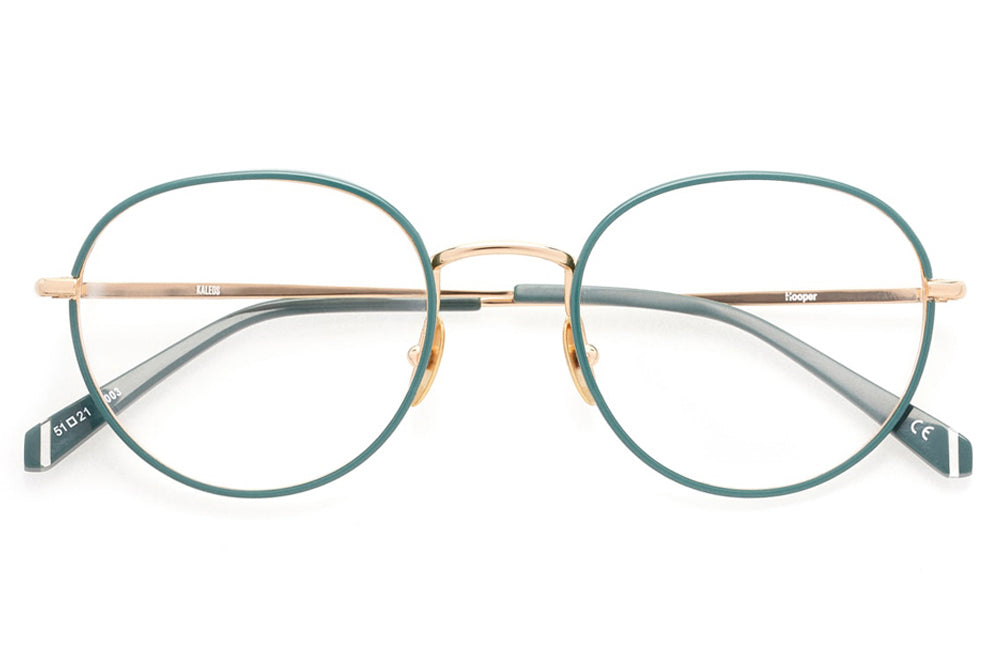 Kaleos Eyehunters - Hooper Eyeglasses Green/Gold