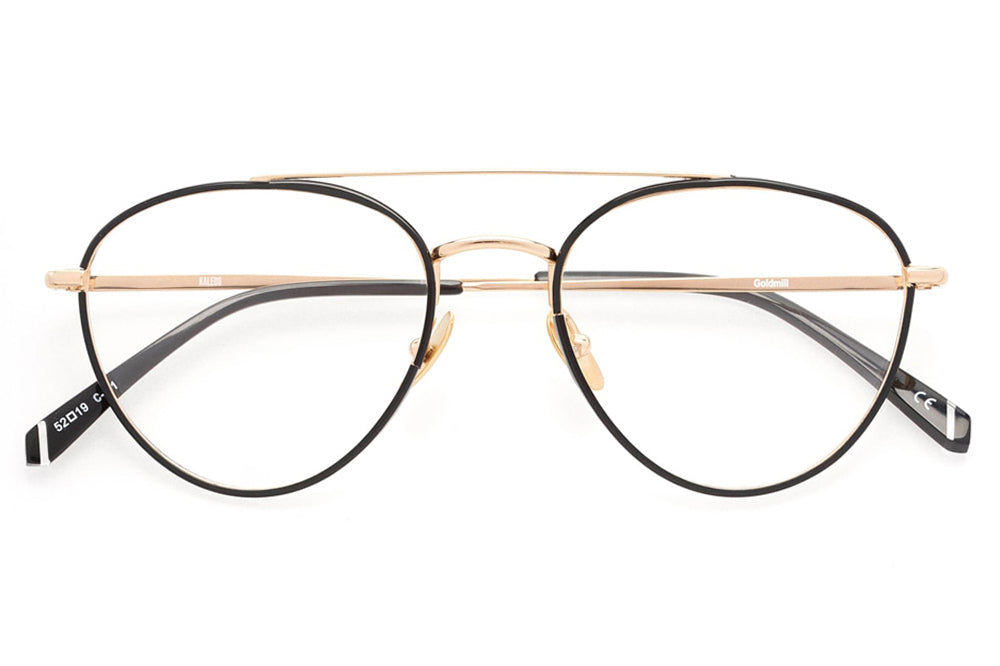 Kaleos Eyehunters - Goldmill Eyeglasses Black/Gold