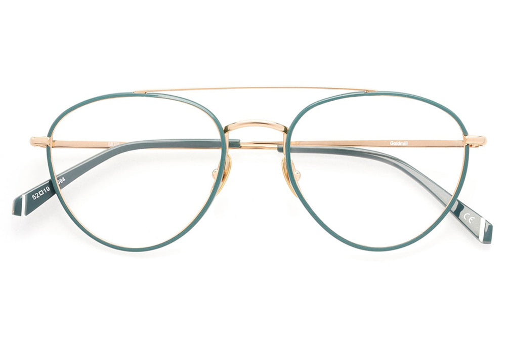 Kaleos Eyehunters - Goldmill Eyeglasses Green/Gold