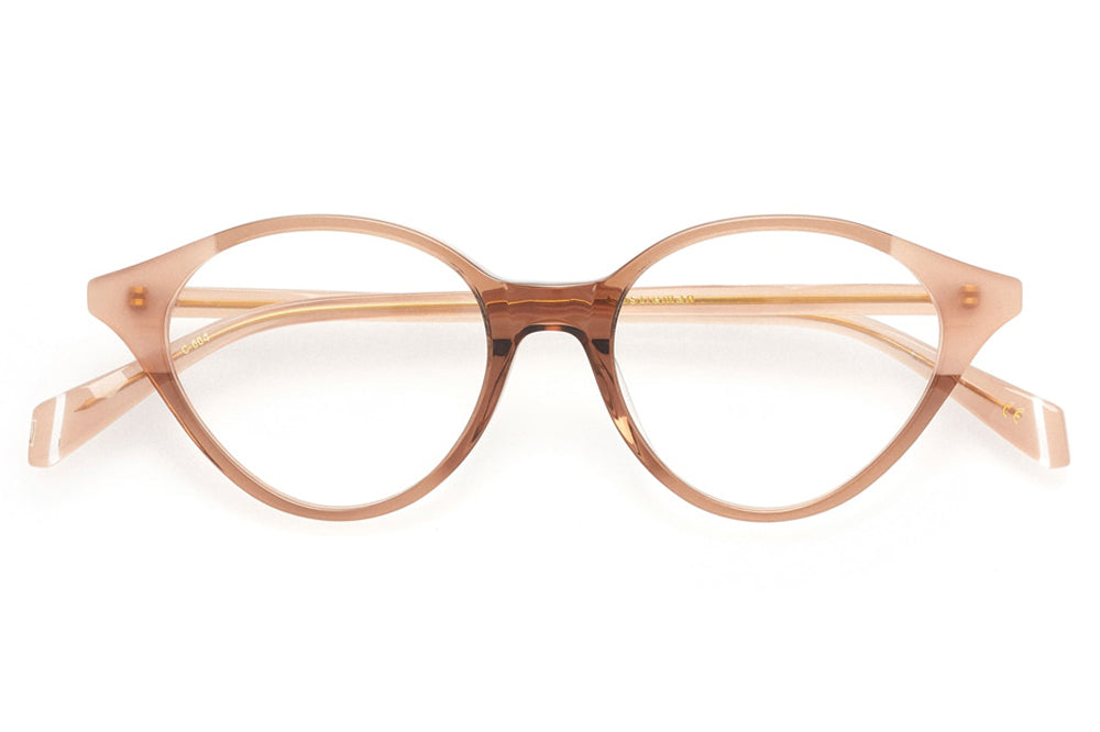 Kaleos Eyehunters - Castleman Eyeglasses Transparent Brown