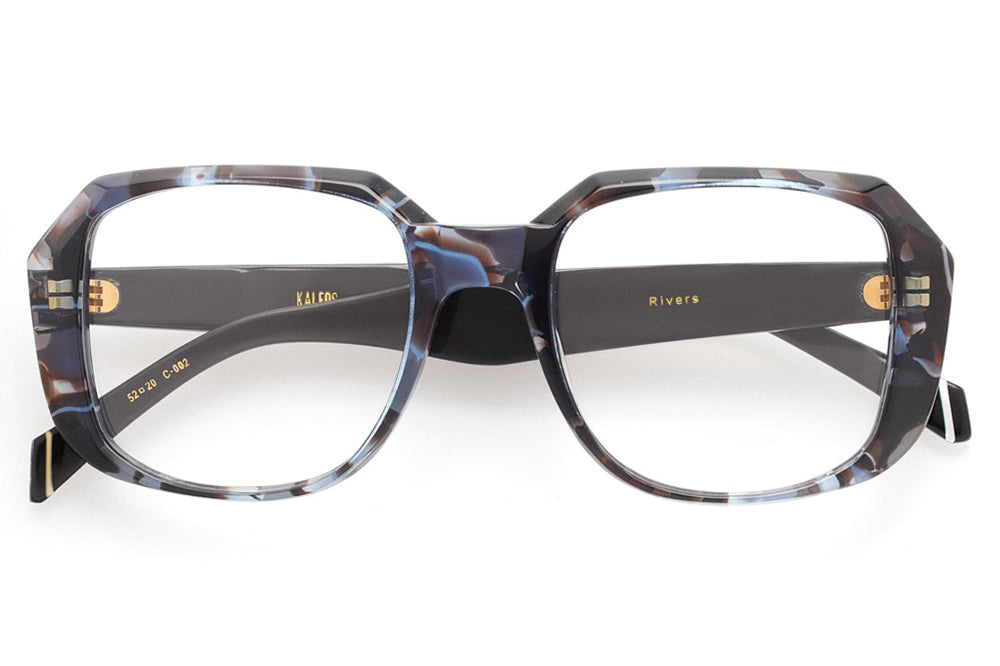 Kaleos Eyehunters - Rivers Eyeglasses Blue Tortoise