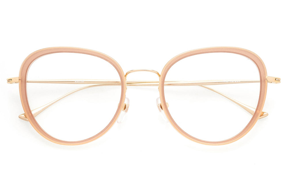 Kaleos Eyehunters - McPherson Eyeglasses Light Brown/Gold