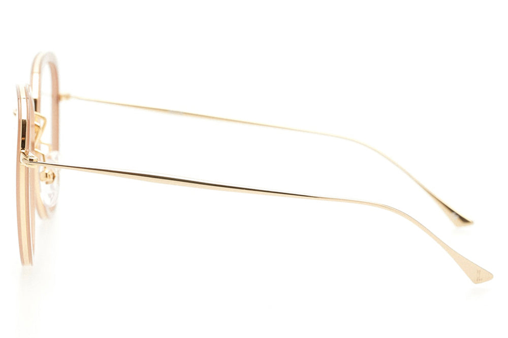 Kaleos Eyehunters - McPherson Eyeglasses Light Brown/Gold
