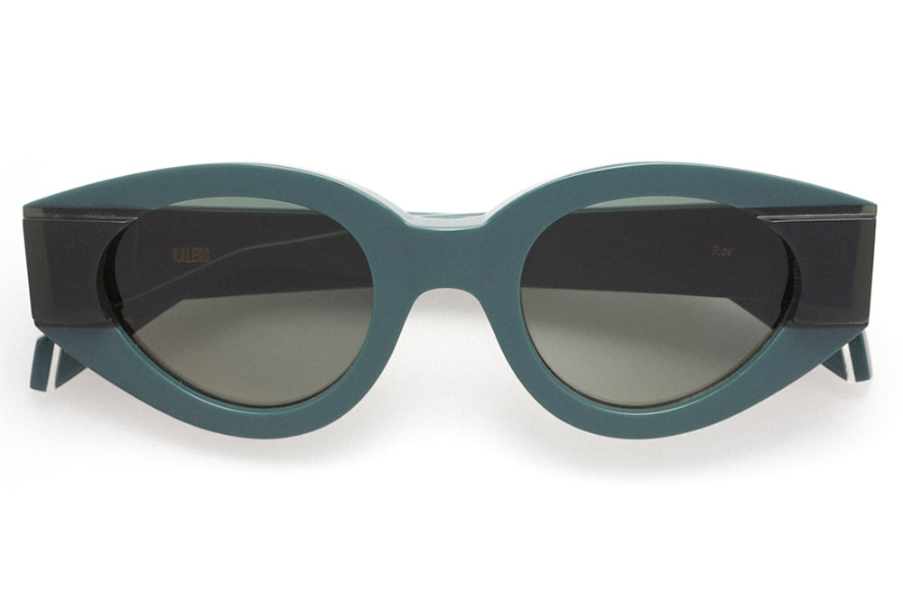 Kaleos Eyehunters - Rice Sunglasses Dark Green/Transparent Grey-Green