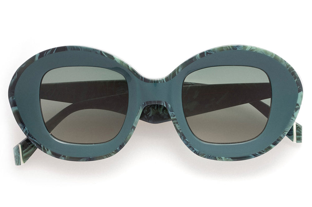 Kaleos Eyehunters - Arcos Sunglasses | Specs Collective, Dark Green