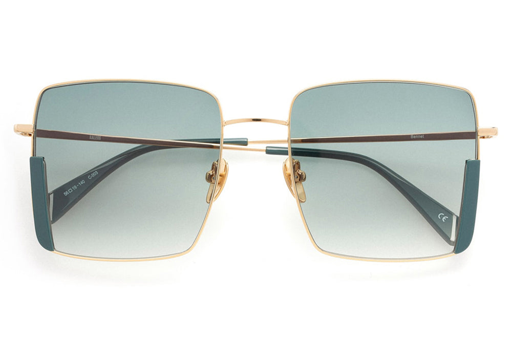 Kaleos Eyehunters - Bennet Sunglasses Green/Gold