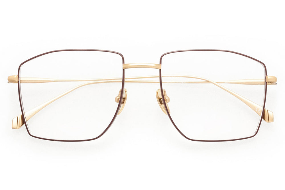 Kaleos Eyehunters - Dunn Eyeglasses Brown/Gold