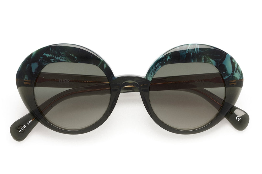 Kaleos Eyehunters - Parker Sunglasses Transparent Grayish Green/Green Marble