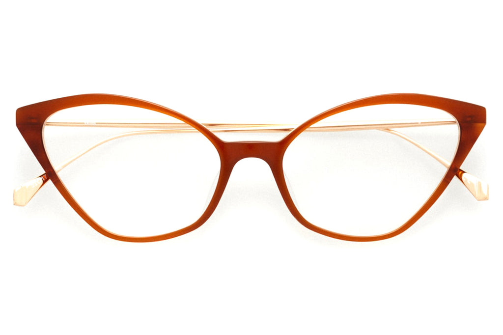 Kaleos Eyehunters - Harding Eyeglasses Dark Amber