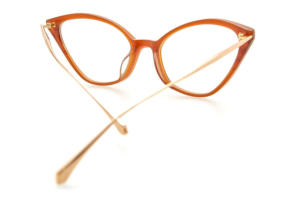 Kaleos Eyehunters - Harding Eyeglasses Dark Amber