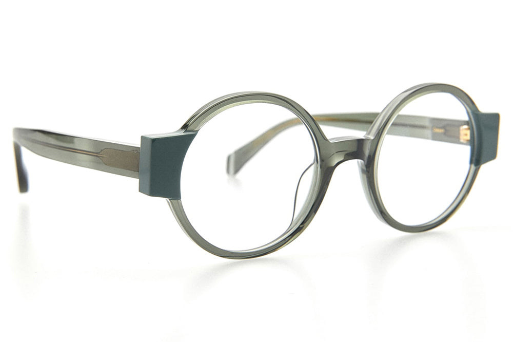 Kaleos Eyehunters - Cassen Eyeglasses Transparent Green