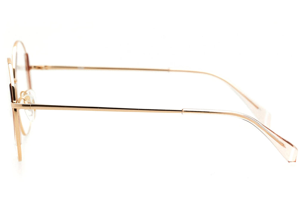 Kaleos Eyehunters - Kass Eyeglasses Gold/Tortoise