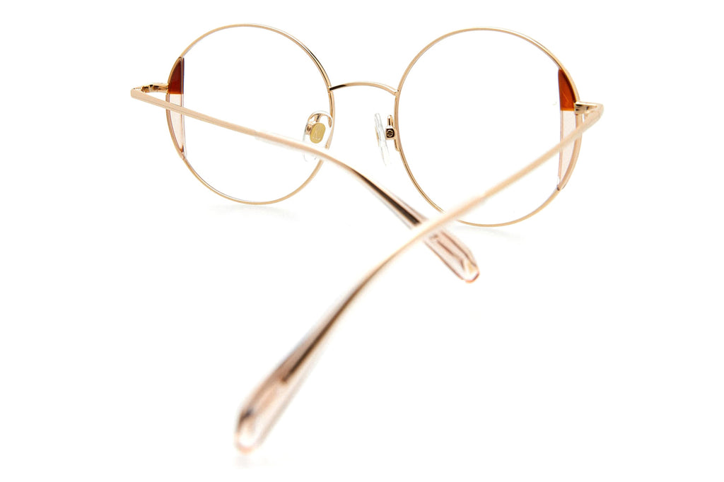 Kaleos Eyehunters - Kass Eyeglasses Gold/Tortoise