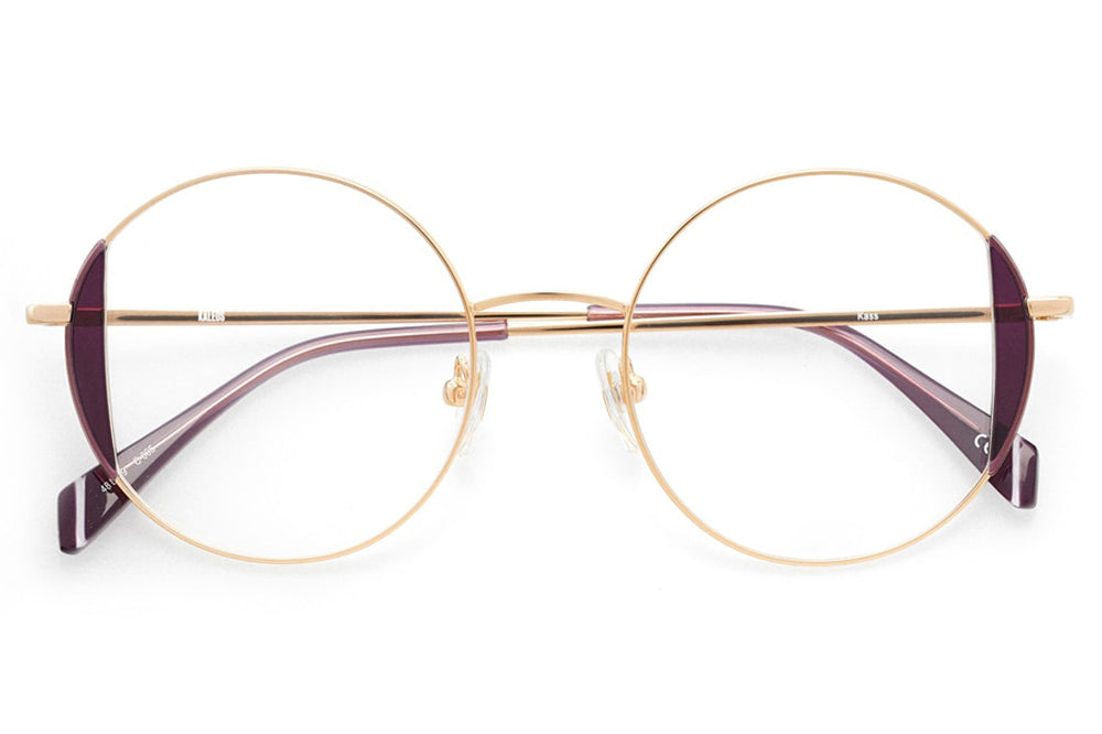 Kaleos Eyehunters - Kass Eyeglasses Gold/Purple
