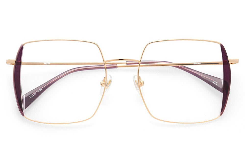 Kaleos Eyehunters - Johnson Eyeglasses Gold/Purple