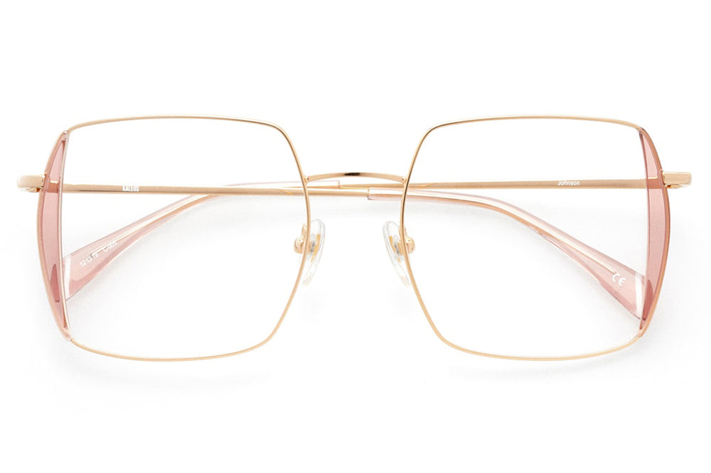 Kaleos Eyehunters - Johnson Eyeglasses Gold/Pink