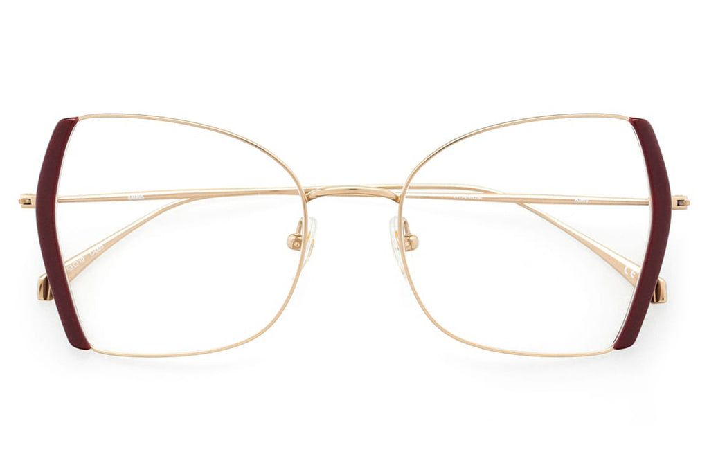 Kaleos Eyehunters - Kelly Eyeglasses Garnet/Gold