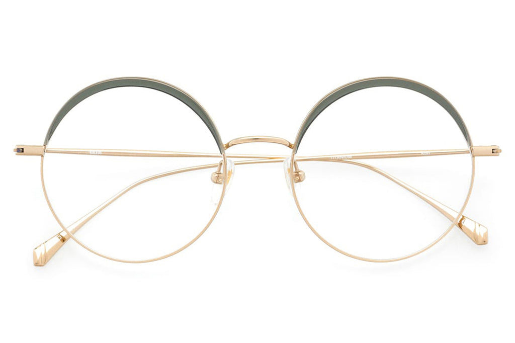 Kaleos Eyehunters - Korr Eyeglasses Green/Gold