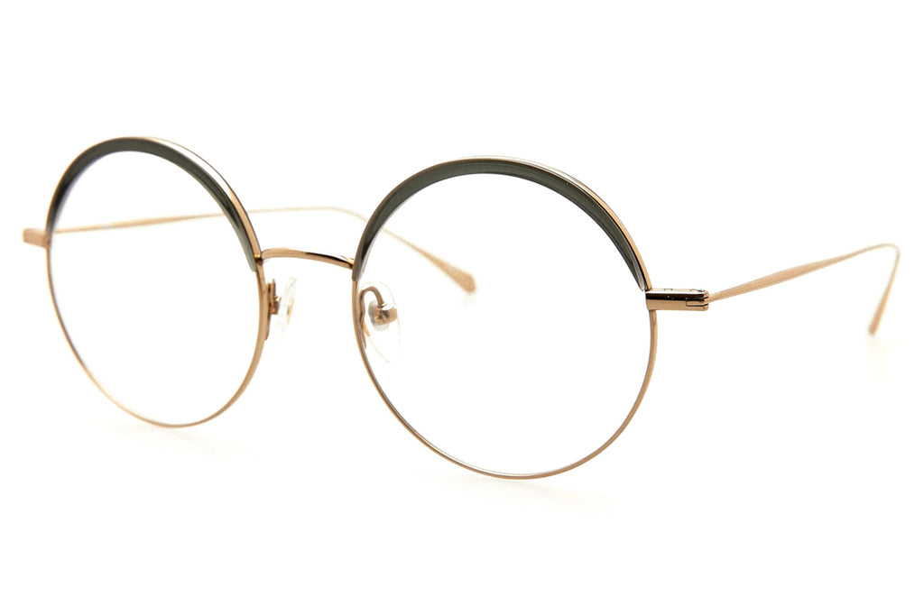 Kaleos Eyehunters - Korr Eyeglasses Green/Gold
