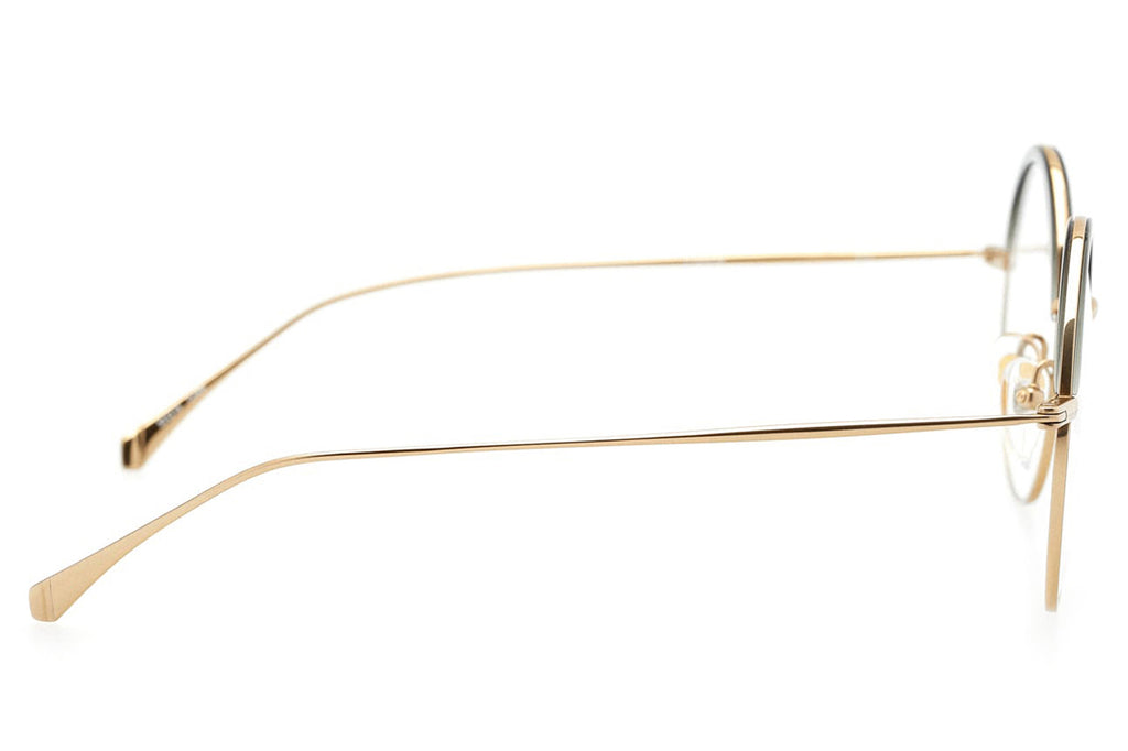 Kaleos Eyehunters - Korr Eyeglasses Green/Gold