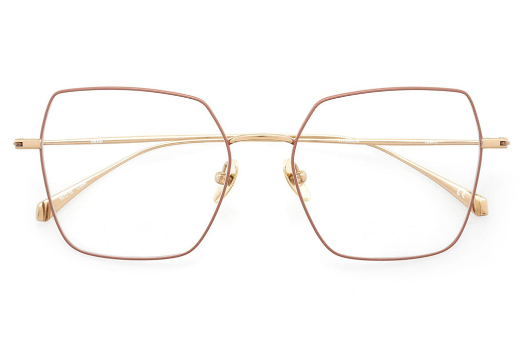 Kaleos Eyehunters - Quinn Eyeglasses Matte Light Brown