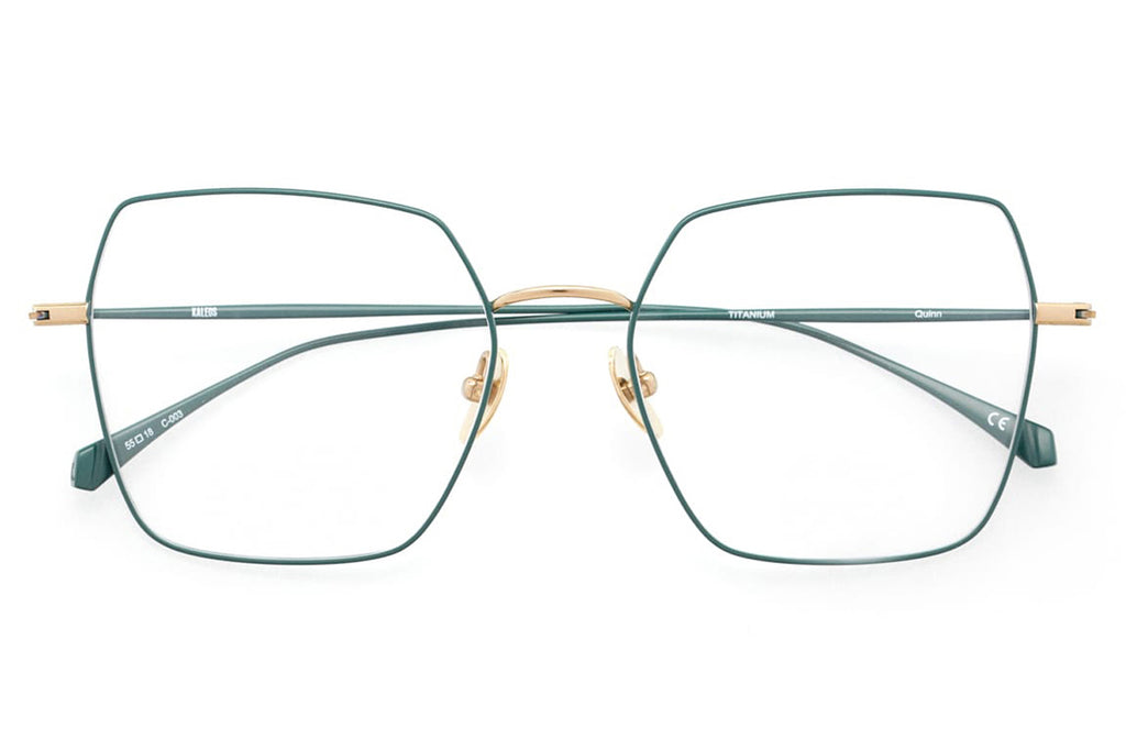 Kaleos Eyehunters - Quinn Eyeglasses Matte Green