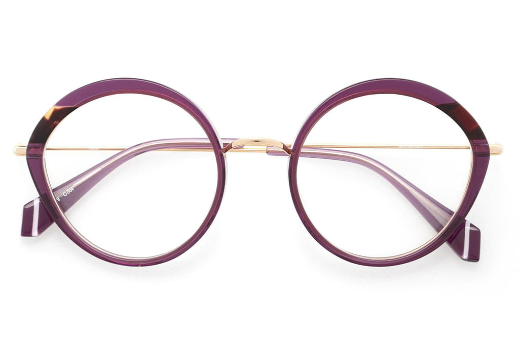 Kaleos Eyehunters - Mortemart Eyeglasses Transparent Purple