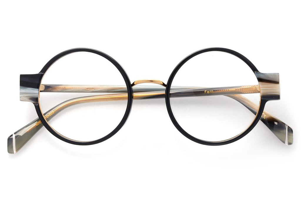 Kaleos Eyehunters - Fern Eyeglasses Kaleos Eyehunters - Fern Eyeglasses Black/Havana Horn