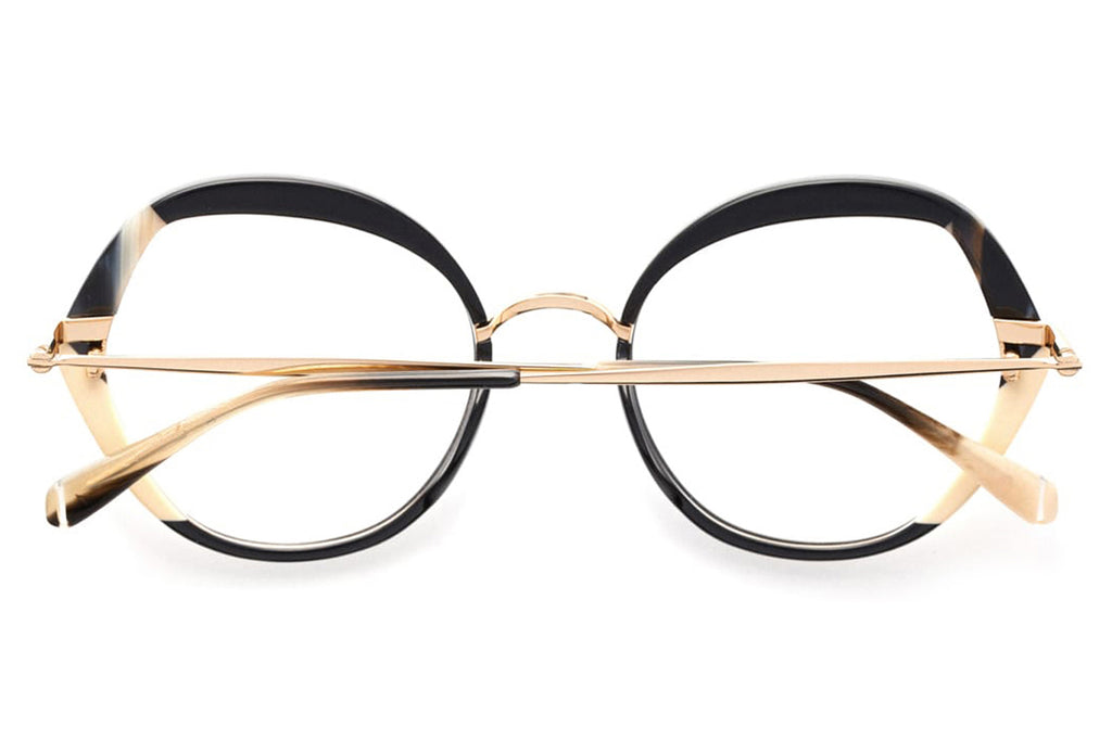 Kaleos Eyehunters - Vil Eyeglasses Black/Havana Horn/Ivory